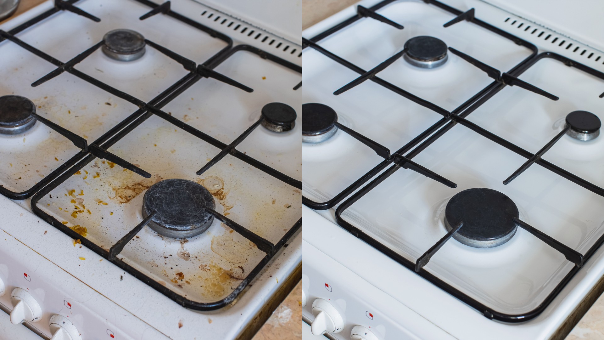 Stove cleaning